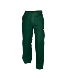 Nashville 245gr Tweekleurige werkbroek Kleur FLESSENGROEN/ZWART