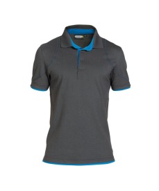 Orbital Polo stetch Kleur ANTRACIETGRIJS/AZUURBLAUW