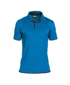 Orbital Polo stetch Kleur AZUURBLAUW/ANTRACIETGRIJS