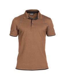 Orbital Polo stetch Kleur LEEMBRUIN/ANTRACIETGRIJS