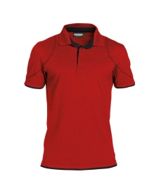 Orbital Polo stetch Kleur ROOD/ZWART
