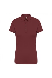 Short sleeved jersey polo shirt K263 180 gr Kleur WINE