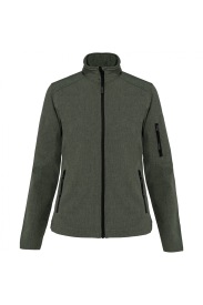 Softshell jacket K400 Kleur MARL GREEN