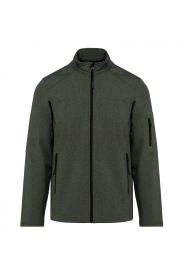 Softshell jacket K401 Kleur MARL GREEN