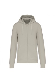 Eco-friendly zip-through hoodie K4030 Kleur CLAY