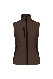Softshell bodywarmer K404 Kleur CHOCOLATE