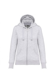 Full zip hooded sweatshirt K464 Kleur ASH HEATHER