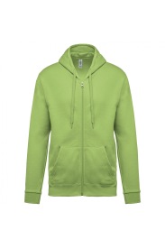 Full zip hooded sweatshirt K479 280 gr Kleur LIME