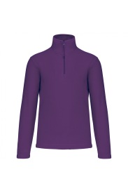 Enzo &gt; Zip neck fleece trui K912 Kleur PURPLE