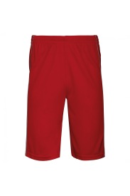 Herenbasketbalshorts PA159 Kleur RED