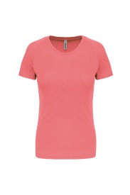 Functioneel Damessportshirt PA439 Kleur CORAL