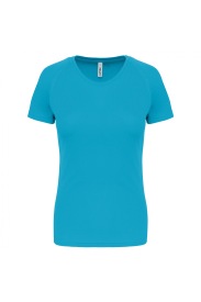 Functioneel Damessportshirt PA439 Kleur TURQUOISE