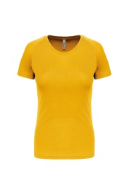 Functioneel Damessportshirt PA439 Kleur YELLOW