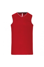 Herenbasketbalshirt PA459 Kleur RED