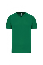 Heren-sport-t-shirt V-hals PA476 Kleur KELLY GREEN