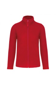 Full zip microfleece jacket Kleur RED