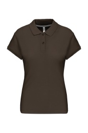 Short-sleeved polo shirt K242 Kleur DARK KHAKI