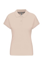 Short-sleeved polo shirt K242 Kleur Light Sand