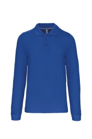 Long-sleeved polo shirt K243 Kleur light royal blue