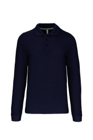 Long-sleeved polo shirt K243 Kleur NAVY
