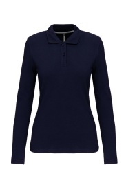 Long-sleeved polo shirt K244 Kleur NAVY