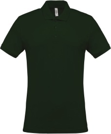 Short-sleeved piqu 180 gr K254 Kleur FOREST GREEN