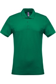 Short-sleeved piqu 180 gr K254 Kleur KELLY GREEN