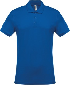 Short-sleeved piqu 180 gr K254 Kleur light royal blue