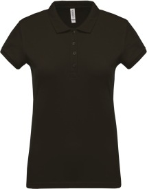 Damespolo Short-sleeved pique K255 Kleur DARK GREY
