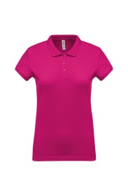 Damespolo Short-sleeved pique K255 Kleur FUCHSIA