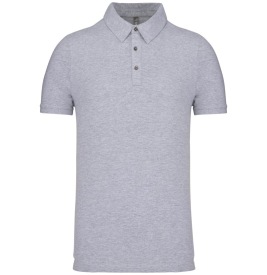Short sleeved jersey polo shirt K262 Kleur OXFORD GREY