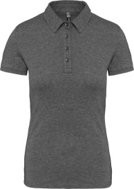 Short sleeved jersey polo shirt K263 180 gr Kleur GREY HEATHER