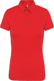 Short sleeved jersey polo shirt K263 180 gr Kleur RED