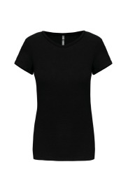Ladies' crew neck short-sleeved t-shirt K3013 Kleur BLACK