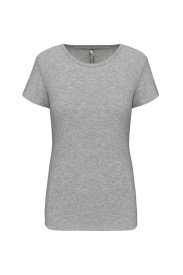 Ladies' crew neck short-sleeved t-shirt K3013 Kleur LIGHT GREY
