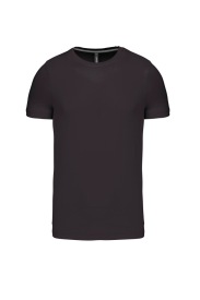 Short-sleeved crew neck T-shirt K356 Kleur DARK GREY