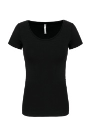 Ladies' short-sleeved T-shirt K360 Kleur BLACK