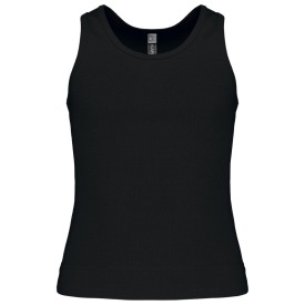 GIRLS' VEST Topje kids K362 Kleur BLACK