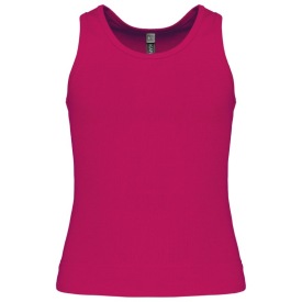 GIRLS' VEST Topje kids K362 Kleur FUCHSIA