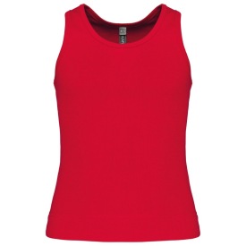 GIRLS' VEST Topje kids K362 Kleur RED