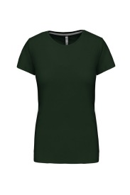 Short-sleeved crew neck T-shirt K380 Kleur FOREST GREEN