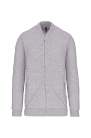 Sweatshirt Full zip K4002 Kleur OXFORD GREY