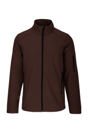 Softshell jacket K401 Kleur CHOCOLATE