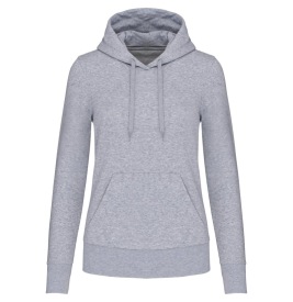 Eco-friendly hooded sweatshirt lady K4028 Kleur OXFORD GREY