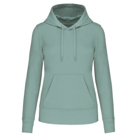 Eco-friendly hooded sweatshirt lady K4028 Kleur SAGE