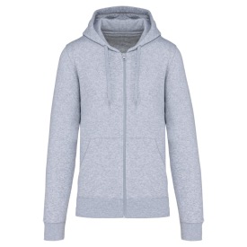 Eco-friendly zip-through hoodie K4030 Kleur OXFORD GREY
