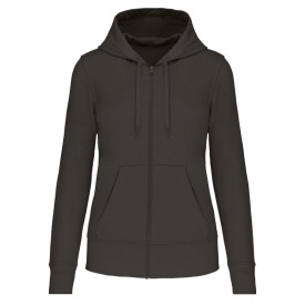 Hoodie Eco-friendly full zip K4031 Kleur DARK GREY