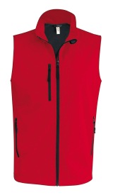 Softshell bodywarmer K403 Kleur RED