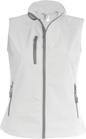 Softshell bodywarmer K404 Kleur WHITE