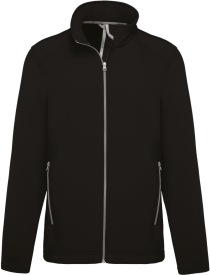 2-layer softshell jacket K424 Kleur BLACK